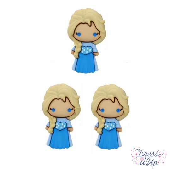 Dress It Up Buttons - Elsa/Frozen