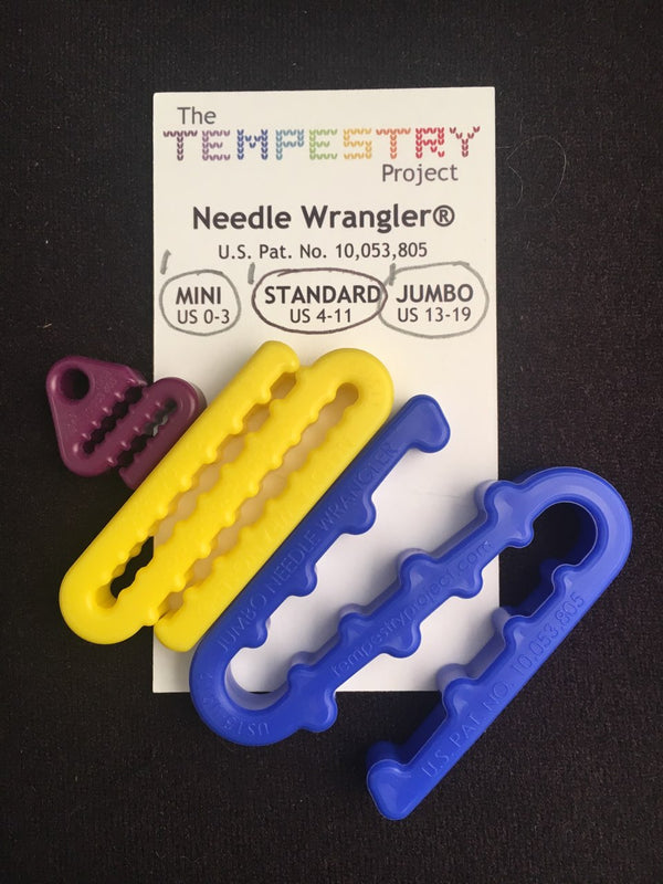 Set of 3 - 1 Mini, 1 Standard, 1 Jumbo - The Tempestry Needle Wranglers